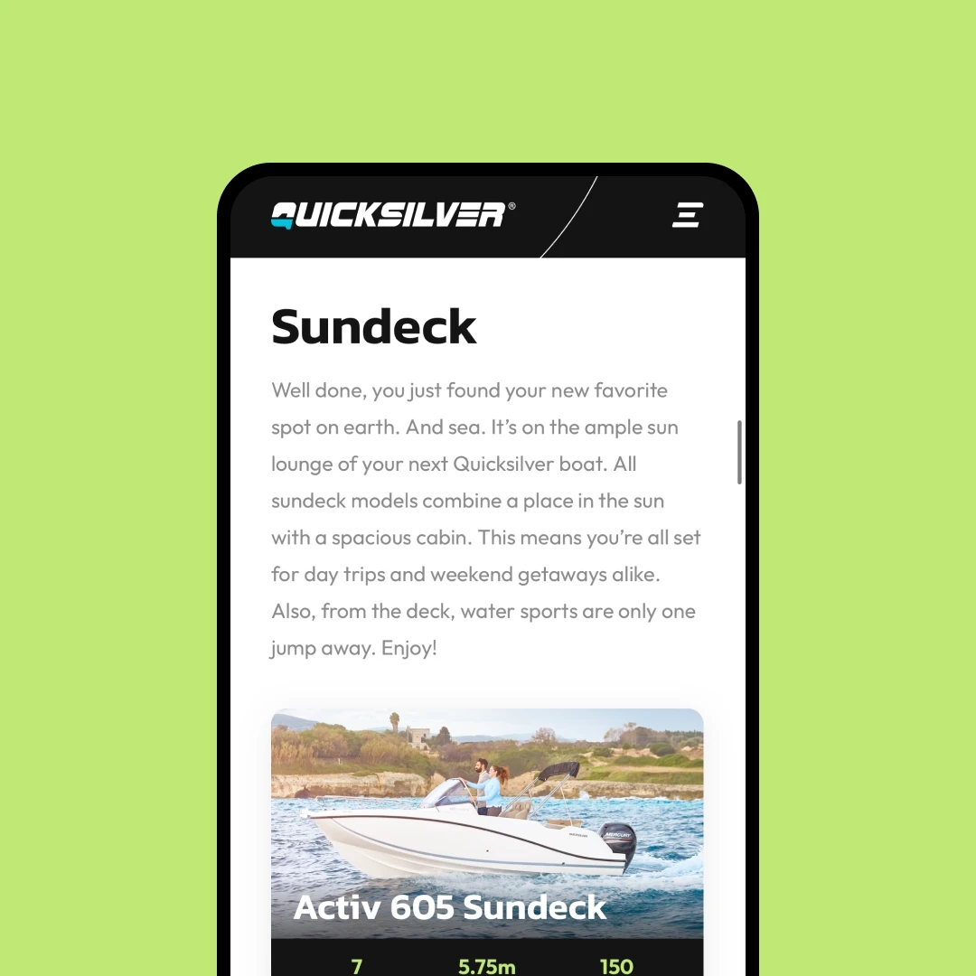 Quicksilver Mobile Interface