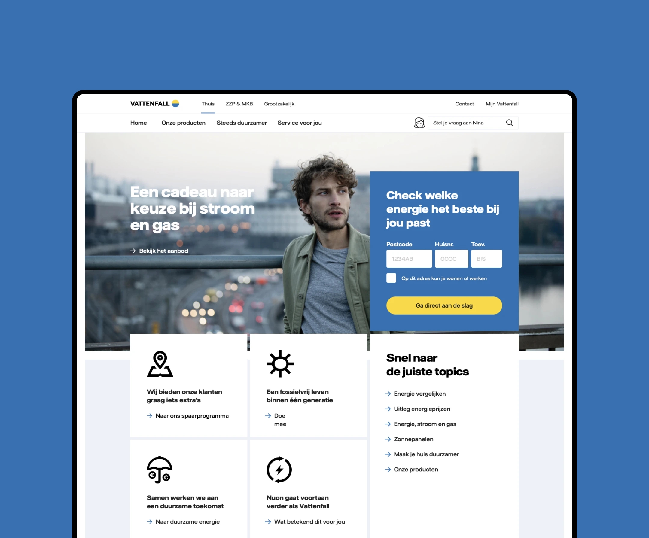 Vattenfall Homepage