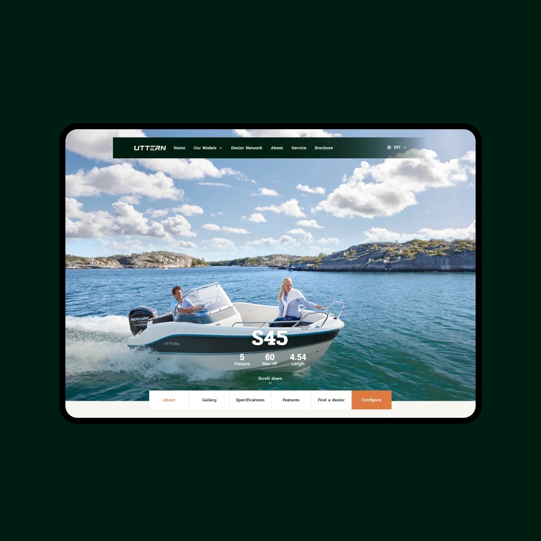 Uttern Tablet Interface
