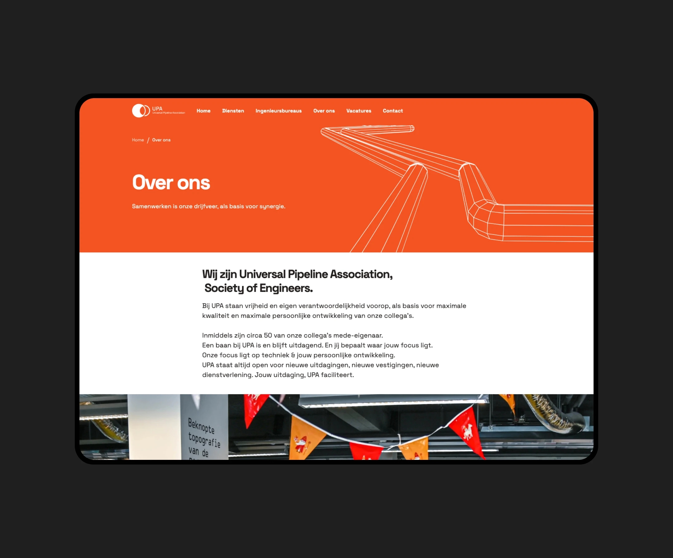 UPA tablet interface