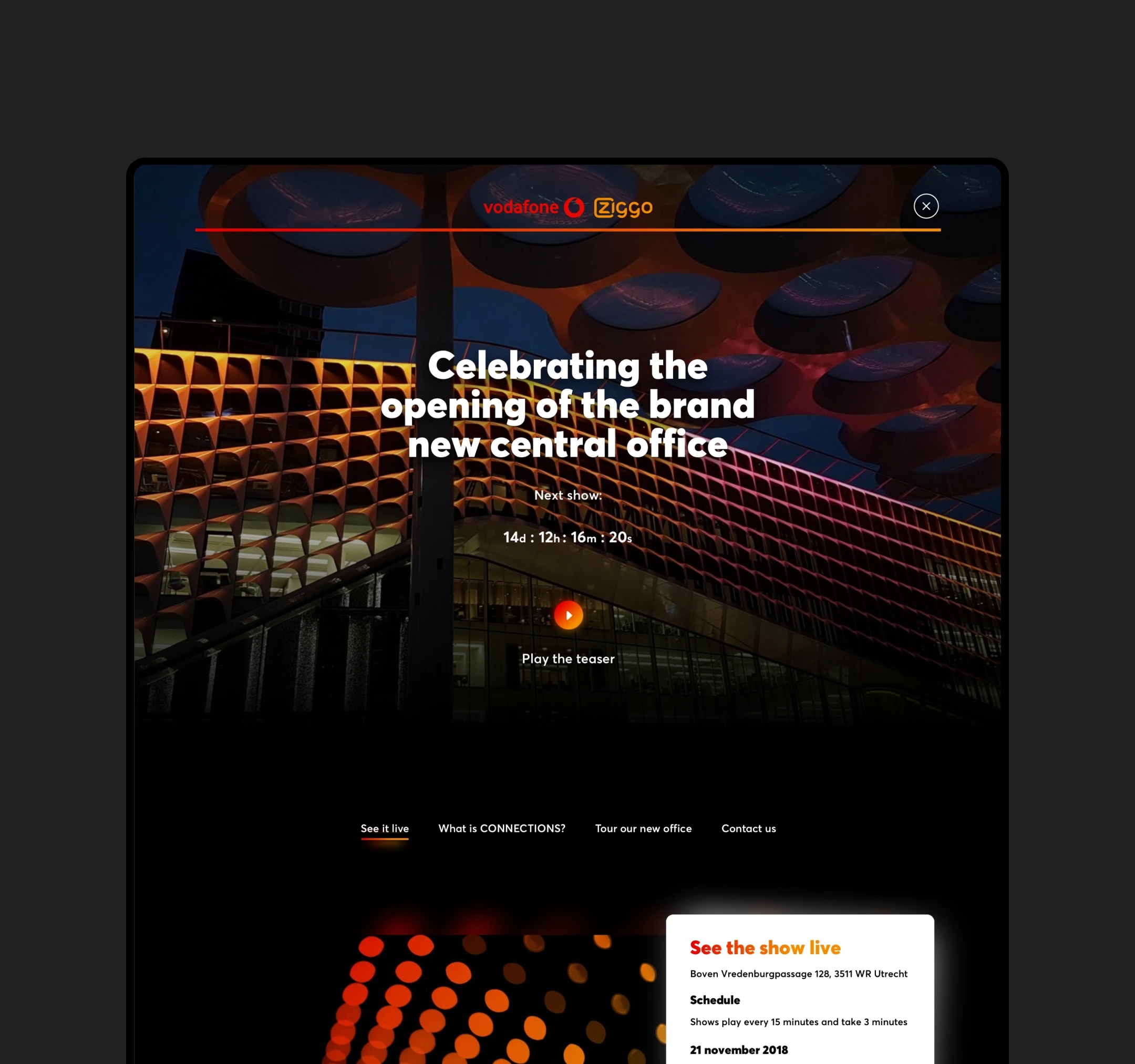 VodafoneZiggo desktop interface