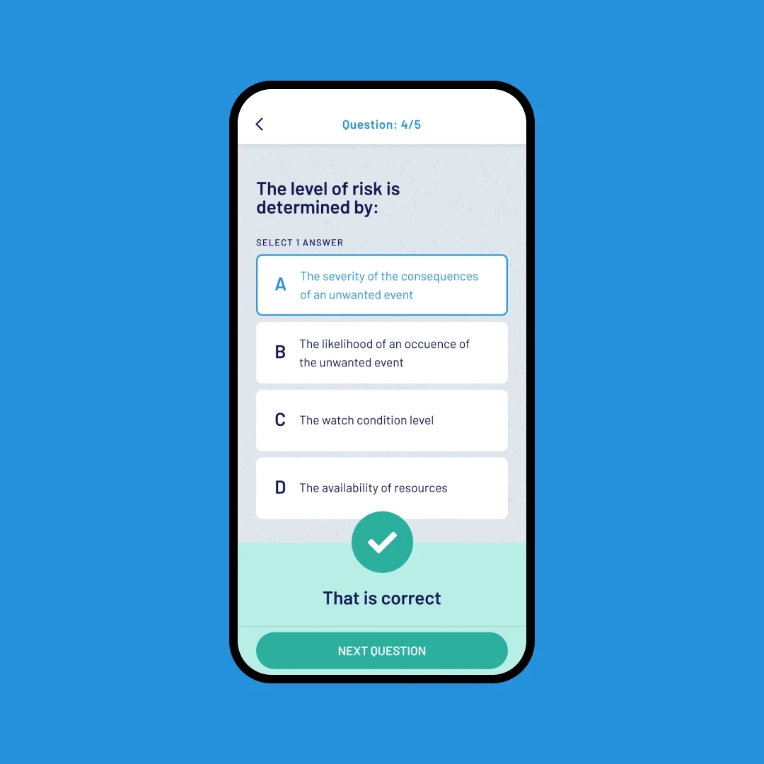 Simwave Mobile interface